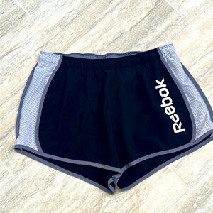 Reebok black and white shorts - size M